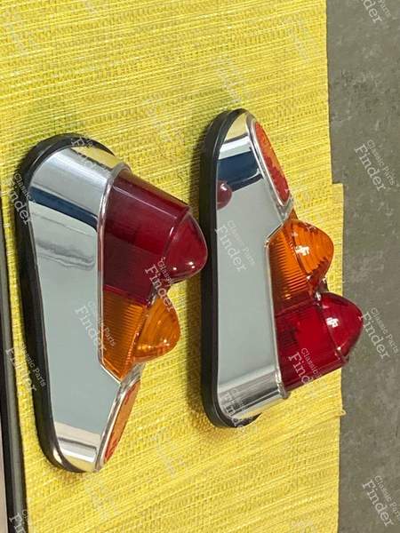 R4 Super chrome tail lights, Dinalpin A110 1100 cabriolet - RENAULT 4 / 3 / F (R4) - 605- 0
