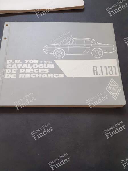 Catalogues de pièces détachées - RENAULT Floride / Caravelle - PR705 / PR757- 0