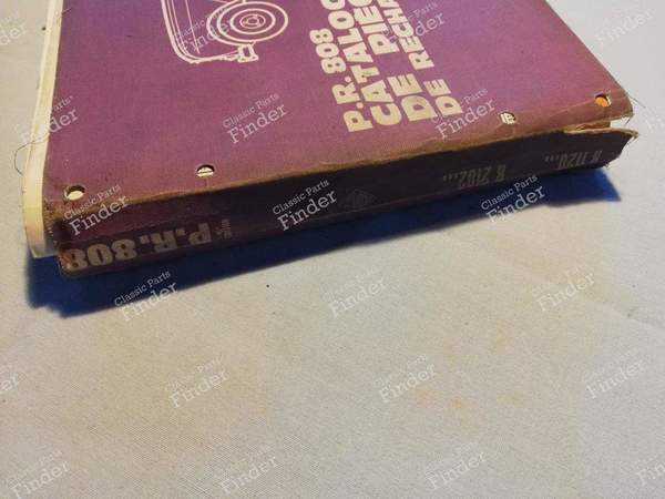 P.R. 808 - Spare parts catalog - RENAULT 4 / 3 / F (R4) - PR808- 5