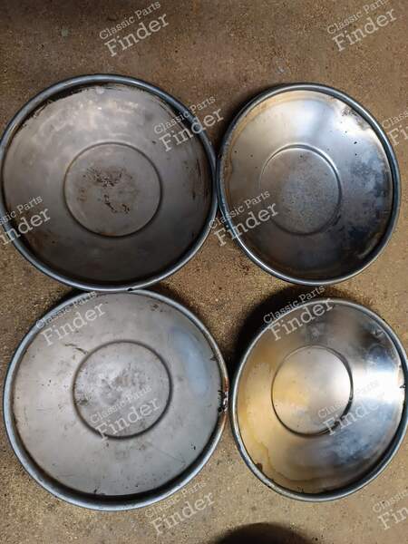 Set of 4 wheel covers - RENAULT 4 CV - 1