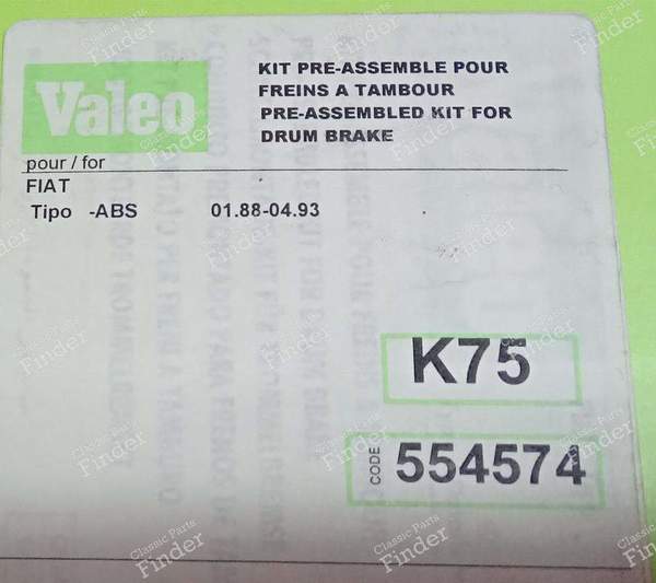 Rear brake kit Fiat Tipo 1.4 1.6 1.4 Selecta - FIAT Tipo / Tempra - K75- 4