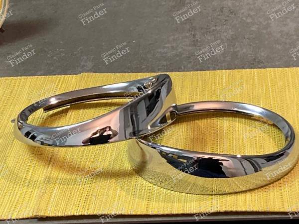 Cap-shaped headlight surrounds for Renault 4CV - RENAULT 4 CV - 2