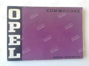 Wartungshandbuch für OPEL Rekord (D) / Commodore (B)