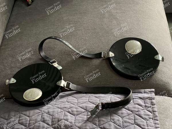 Black metal Cibié covers for 'Oscars'. - ALPINE A110 - 1