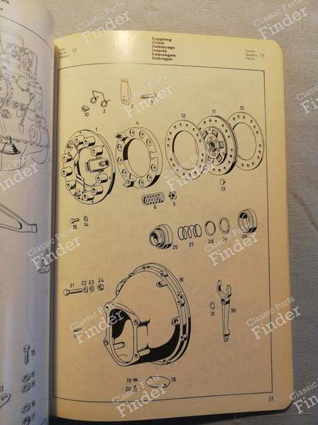 Spare parts catalog - MERCEDES BENZ 180 / 190 (W120 / W121) (Kleiner Ponton) - 8000-9.55KS- 3