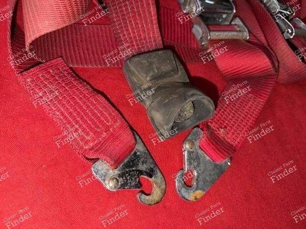 Red seat belt set - CITROËN DS / ID - 2
