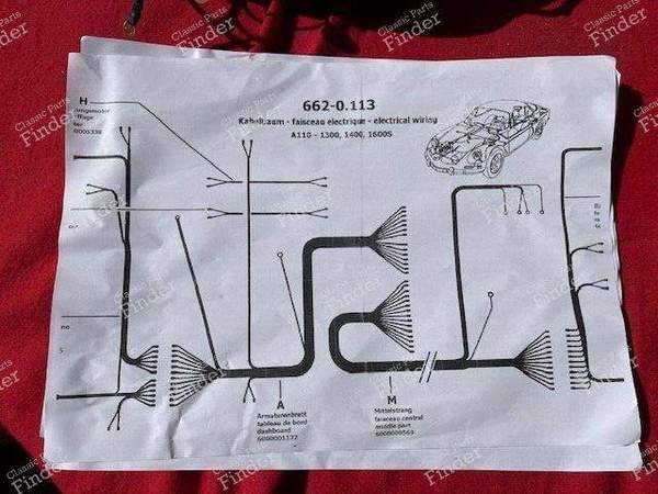 Faisceau électrique neuf ALPINE A110 1100 1300 1600S - ALPINE A110 - 3