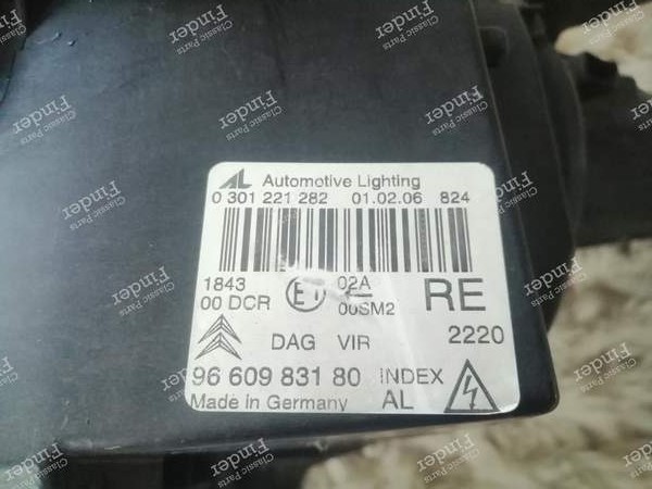 Rechter Frontscheinwerfer - CITROËN C6 - 9660983180 / 1307329100- 3
