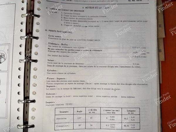 Original technical book on mechanics and electricity - CITROËN LN / LNA - 856.1- 5