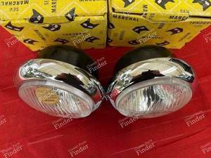 Pair of complete headlights - RENAULT 4 CV - ABTP 496- thumb-5