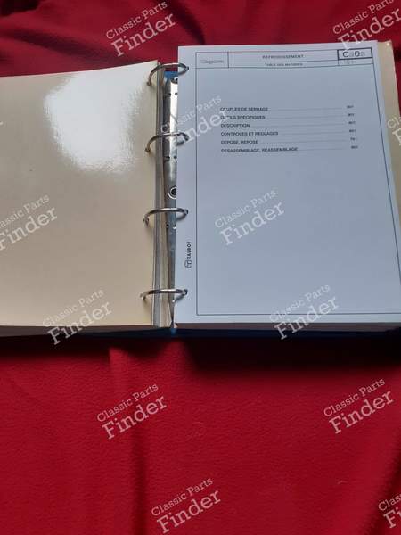 Manuel de reparation - TALBOT Tagora - #32- 4