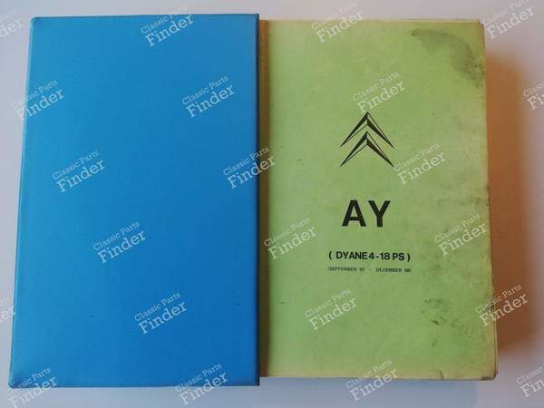 Manuel d'atelier - CITROËN Dyane / Acadiane - 541- 2