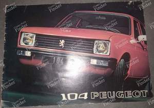 Publicité d'époque de Peugeot 104 Berline - PEUGEOT 104 / 104 Z