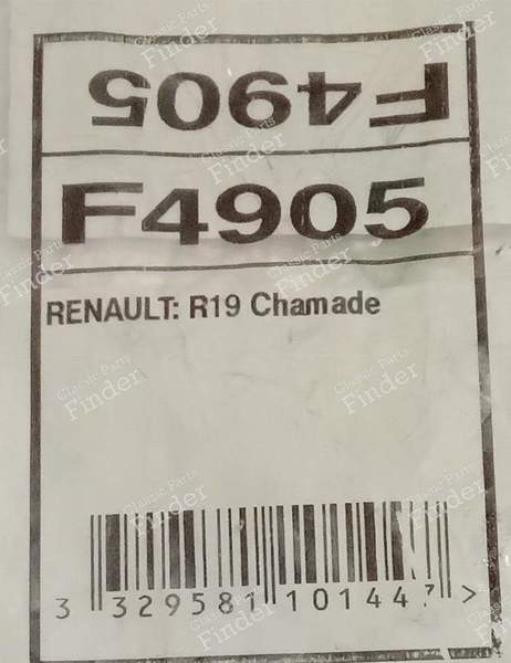 Pair of left and right rear hoses - RENAULT 19 (R19) - F4905- 2