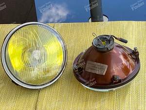 2 Optiken "Marchal" für Mittelscheinwerfer A 110, CG, Citroen DS - ALPINE A110 - 106 / 61263903- thumb-2