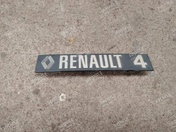 Truhenemblem - RENAULT 4 / 3 / F (R4) - 0