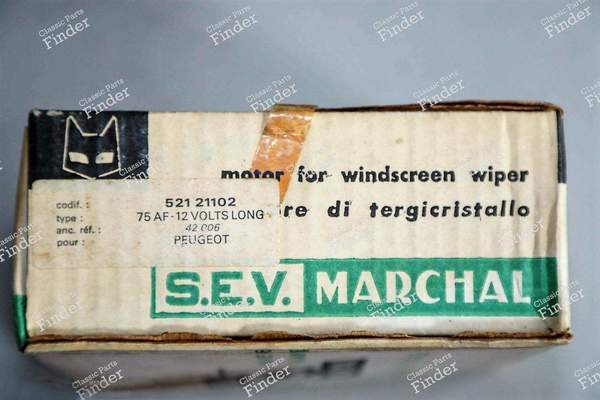 Moteur d'essuie-glace pour div. Peugeot et autres véhicules - PEUGEOT 204 - Typ 75 AG, Code 521 21102- 2