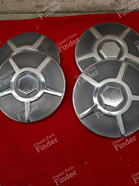 Set of 4 hubcaps - SIMCA 900 / Simc'4 / 1000 / 1005 / 1006 / 1118 /Abarth 1150 - 1