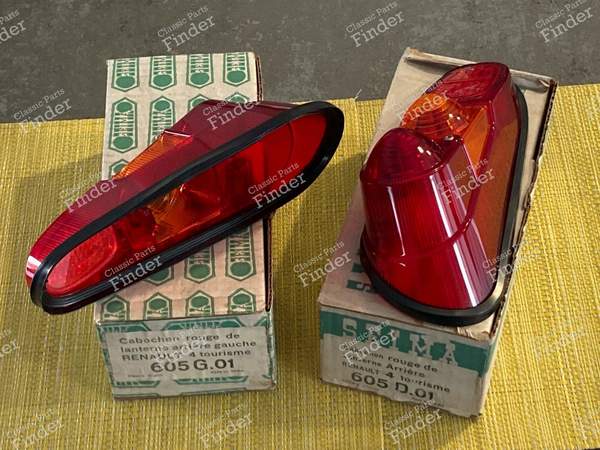 Hintere Cabochons - RENAULT 4 / 3 / F (R4) - 605.01D / 605.01G- 2