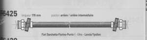Pair of left and right rear and intermediate hoses - FIAT Barchetta - F6425- thumb-1