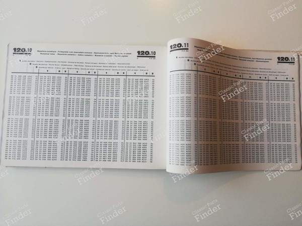 P.R. 884 - Catalogue de pièces de rechange - RENAULT Estafette / Hi-boy / Petit-Panel - 7701435674- 9