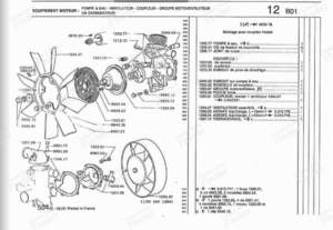 Pompe à eau - Version carburateur - PEUGEOT 504 Coupé / Cabriolet - 1202.77- thumb-9
