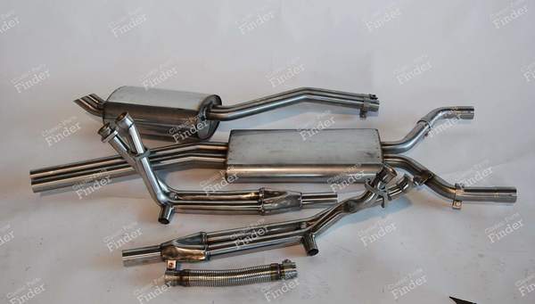Complete stainless steel exhaust system for 500 SL - MERCEDES BENZ SL (R107) - 0