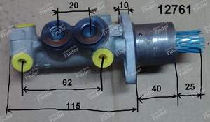 Master cylinder - SIMCA-CHRYSLER-TALBOT Horizon - F E G	12761	MC2	x	1	45€ Maitre cylindre tendem 3 sorties Talbot Horizon D de 7/82 à 1/83, diametre piston 20,6mm. Piece neuve dans sa boite d'origine.- thumb-5