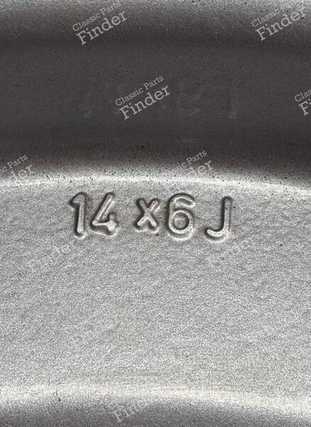 3 jantes Cromodora d'origine - Version HF - LANCIA Fulvia - CD28- 2