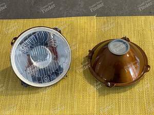 Cibié headlight optics for Renault 8, Dauphine, Ondine, Estafette, R3, R4 - RENAULT 4 / 3 / F (R4) - 450002 / 061667- thumb-1