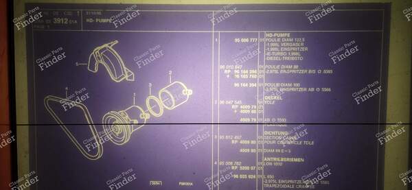 Pompe LHM - Version V6, voire autres - CITROËN XM - 96164394 / 96165760 / 96010847 / 96035624- 8