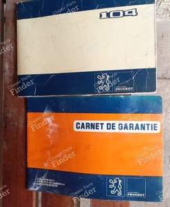 Instruction manual - PEUGEOT 104 / 104 Z