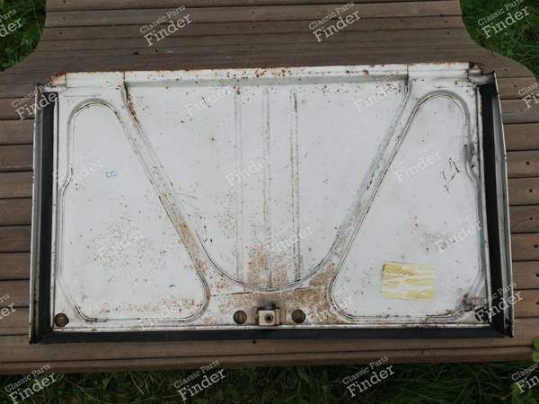 White 2CV6 Club trunk door - CITROËN 2CV - 7