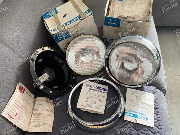 Marchal headlamps complete with casing - CITROËN DS / ID - 182- 1