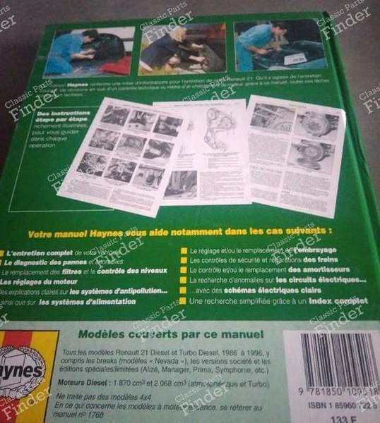 RTA pour R21 diesel - RENAULT 21 (R21) - 1