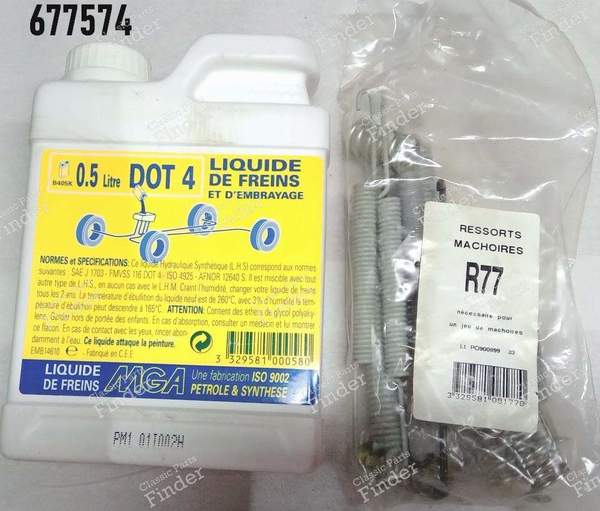 Kit freins arrière Audi 80 1,9TD, 1,9TDi, 2,0E - AUDI Coupé/Cabriolet (B3) - 677574- 2