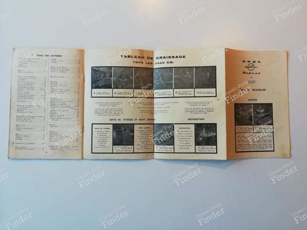 Wartungshandbuch - OPEL Olympia Rekord P (P1) - OM-6002-F- 1