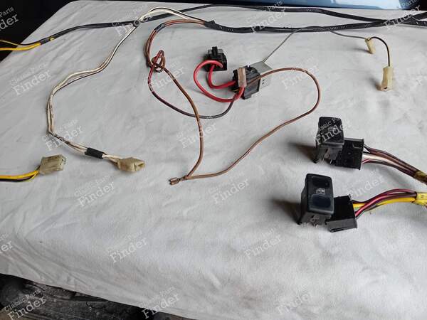Front Power Window Wiring Harness - Phase 1 - VOLKSWAGEN (VW) Golf II / Jetta - 1