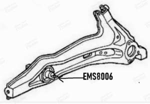 Ein Paar Silentblocks für den rechten/linken hinteren Arm - HONDA CR-V - EMS8006- thumb-1
