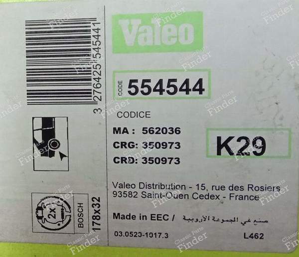 Satz von 4 Bremsbacken für hintere Trommelbremsen. - FORD Fiesta - K29- 3