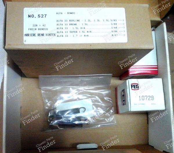 Kit freins arrière Alfasud Sprint & Alfa 33 - ALFA ROMEO 33 - REO5272729- 0