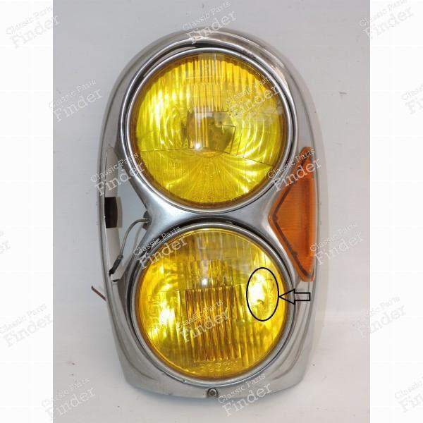 Left front headlight optics - MERCEDES BENZ W108 / W109 - MER-0114-CP-E / 0301350010 / 0301350009/010- 0
