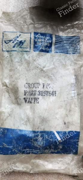 Satz von 2 Ventilen + Ölfilter - RAMBLER-RENAULT Classic - 3157641 / 8990508- 6