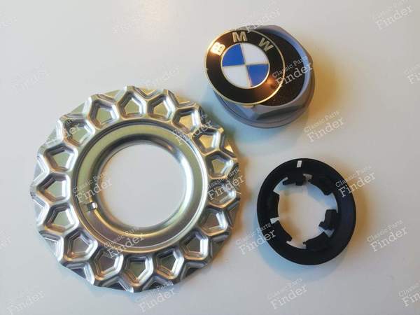 4er-Set Nabendeckel für BBS-Felgen in 15 Zoll - BMW 3 (E30) - Equiv. OEM: 36 13 2 225 376)- 2