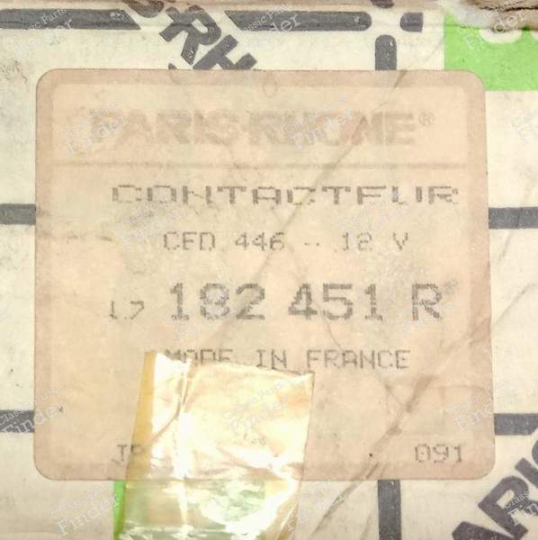 Relais démarreur Paris-Rhône - Multimarques - RENAULT 8 / 10 (R8 / R10) - 182451R- 4