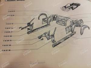Rocker panel with new right-hand fender flange - RENAULT 15 / 17 (R15 - R17) - thumb-5