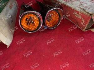 Paar Blinkergehäuse aus Kunststoff für die hinteren Blinker – 1. Modell - CITROËN DS / ID - 572 G / 574 D- thumb-2