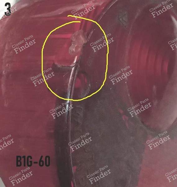 Left rear lights - FORD Capri - B1G-60- 2