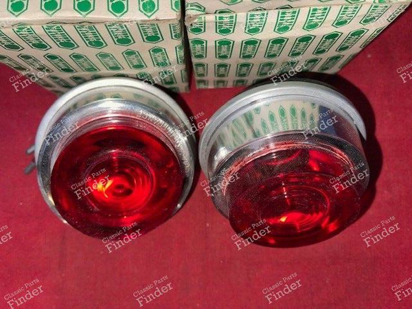 Original red tail lights 2 studs - CITROËN Ami 6 / Dynam - 1599R / 599R- 1
