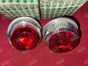 Original red tail lights 2 studs - CITROËN Ami 6 / Dynam - 1599R / 599R- thumb-1